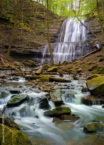 Sherman Waterfalls in Hamilton, Canada.