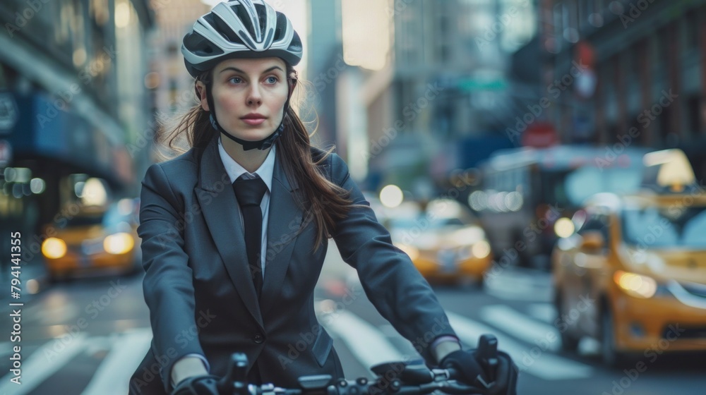 beautiful woman in suit riding bicycle on the street heading to work. ecology concept, environmental care, environmentalism, conservationism in high resolution and high quality beautiful woman in suit riding bicycle on the street heading to work. ecology concept, environmental care, environmentalism, conservationism in high resolution and high quality