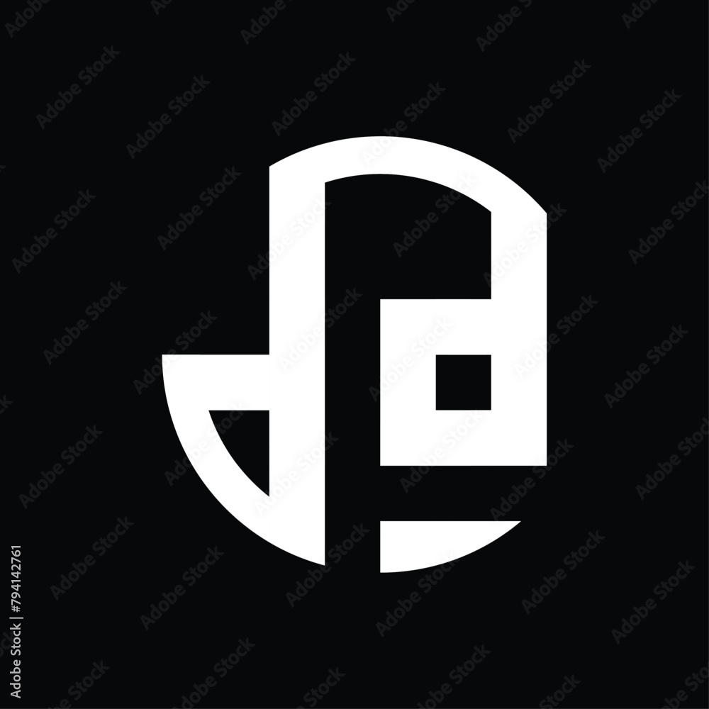 circular monogram logo design that forms the letters circular monogram logo design that forms the letters