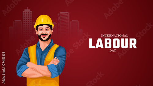 International Labor Day, Labour day, May 1st, Social Media Post photo