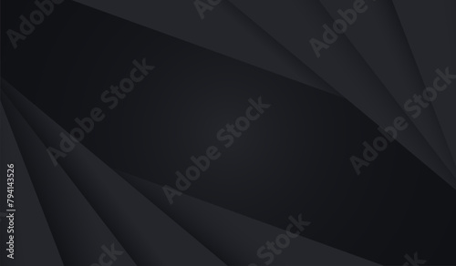Abstract BBlack abstract background design. Modern wavy curve lines pattern in monochrome colors.Suitable for business background designs, brochures, business cards and bannersG V1-41 photo