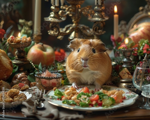 Journey through the surreal with your guinea pig feast A miniature banquet fit for royalty