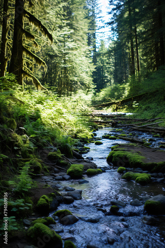river in the forest. © Shades3d