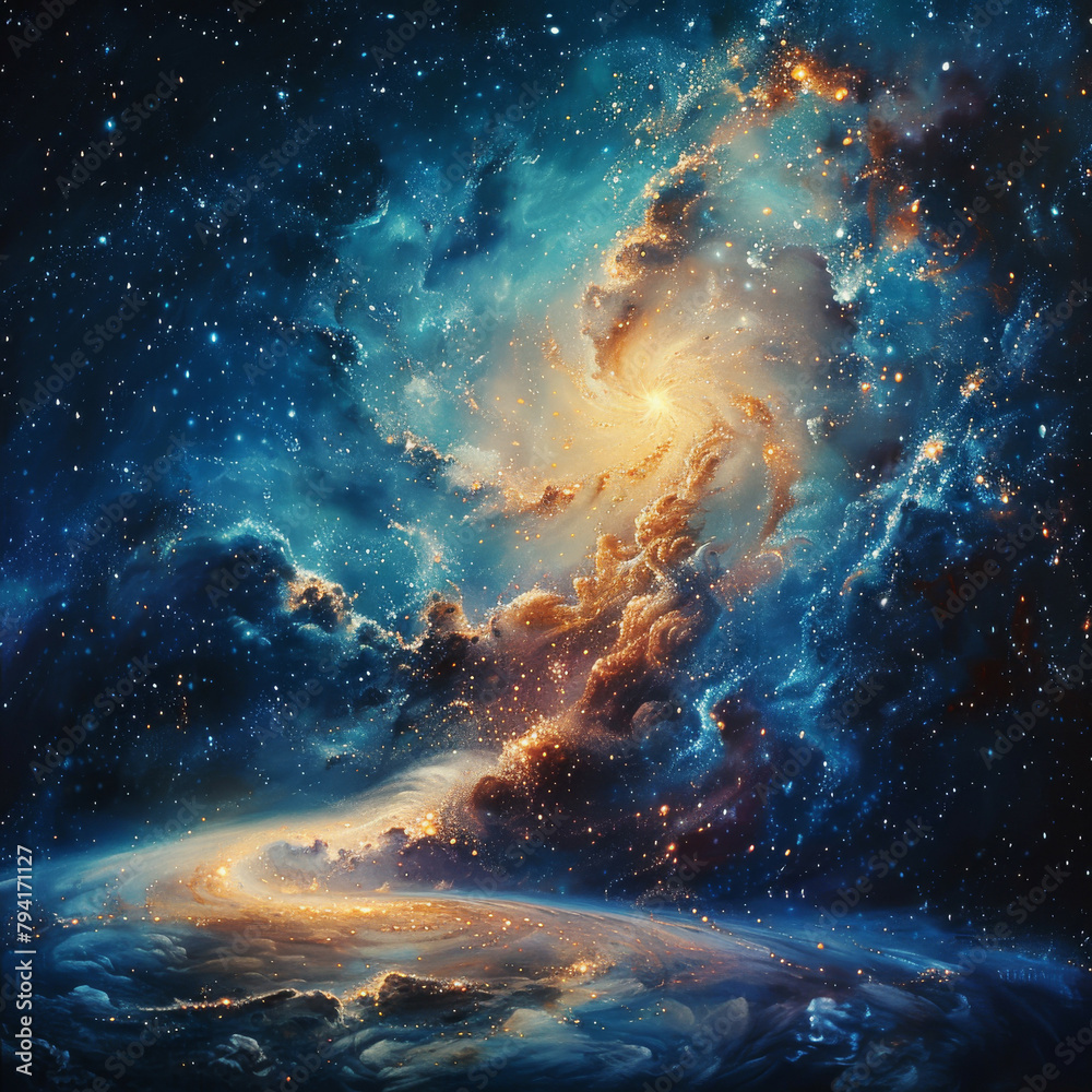 Milky Way Symphony A Celestial Tapestry of Stars - Light and Nebulae Milky Way Symphony A Celestial Tapestry of Stars - Light and Nebulae