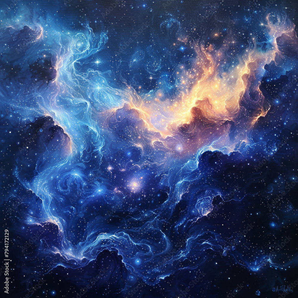 Milky Way Symphony A Celestial Tapestry of Stars - Light and Nebulae Milky Way Symphony A Celestial Tapestry of Stars - Light and Nebulae