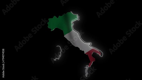 Italy Map photo
