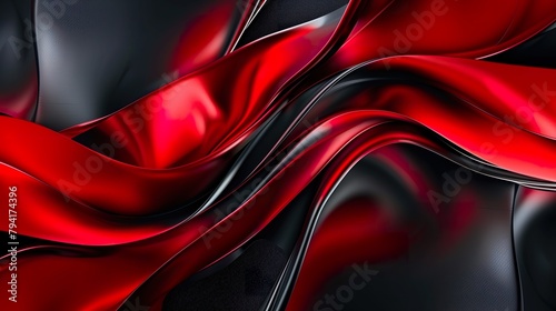 abstract metallic red black background with contrast