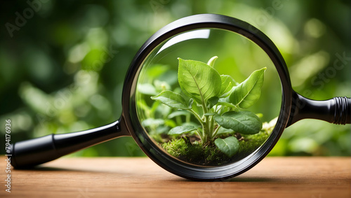 Enhancing Sustainability: A Close-Up on Eco-Friendly Business Strategies - Stock Photo Concept