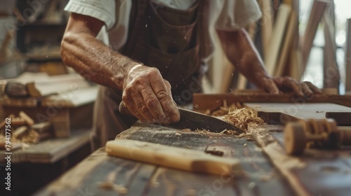 Carpenter Craftman Lumber Timber Woodwork Concept, worker's day, labor day