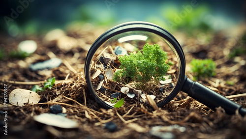 Photo real as Waste Free Vision: Envisioning a Sustainable World with a Magnifying Glass