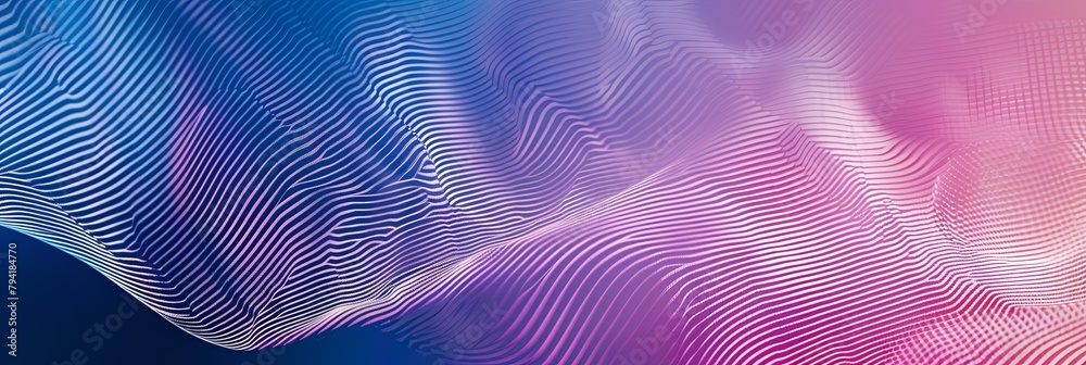 Fototapeta premium Gentle Waves Soothing Pastel Gradient Calmness