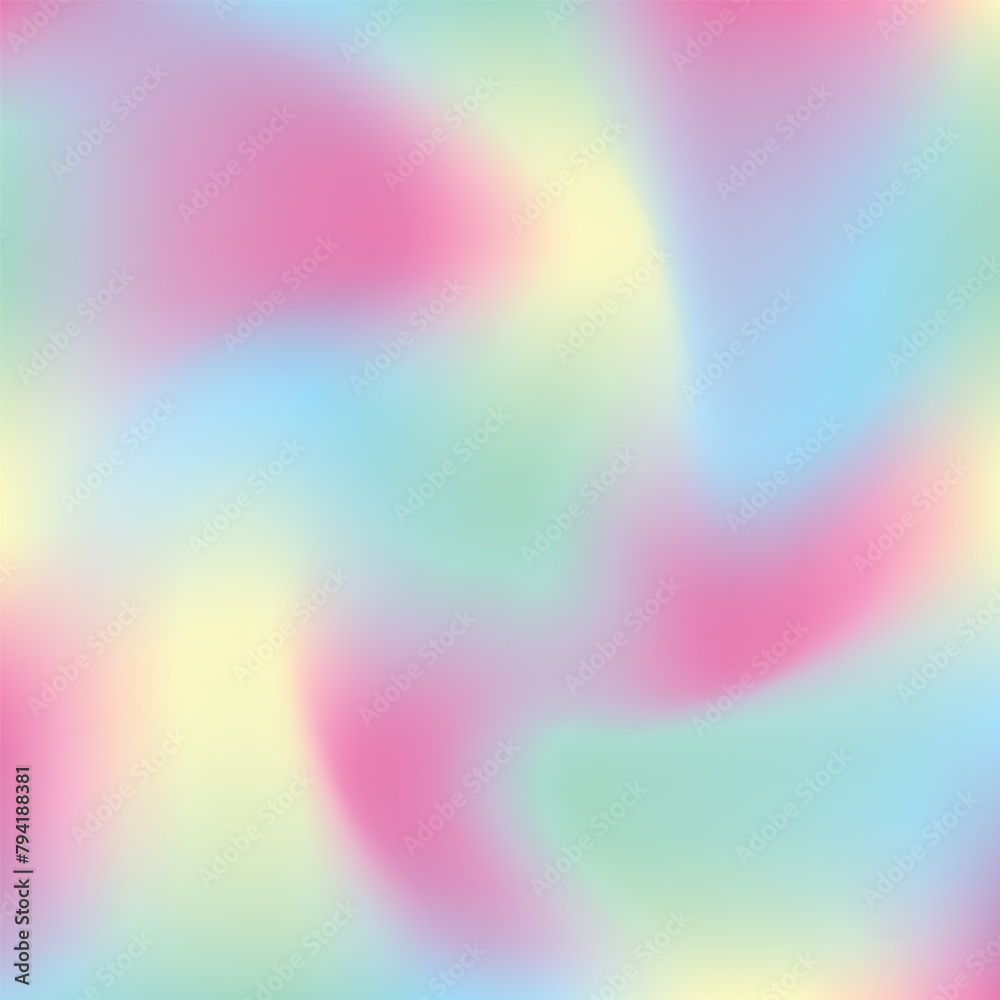 Obraz premium abstract colorful background.pink yellow mint blue light rainbow happy kids spring neon color gradiant illustration. pink yellow mint blue color gradiant background