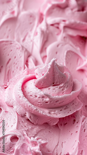 Wallpaper Mural Close-Up of Cake Ice Cream Texture Torontodigital.ca