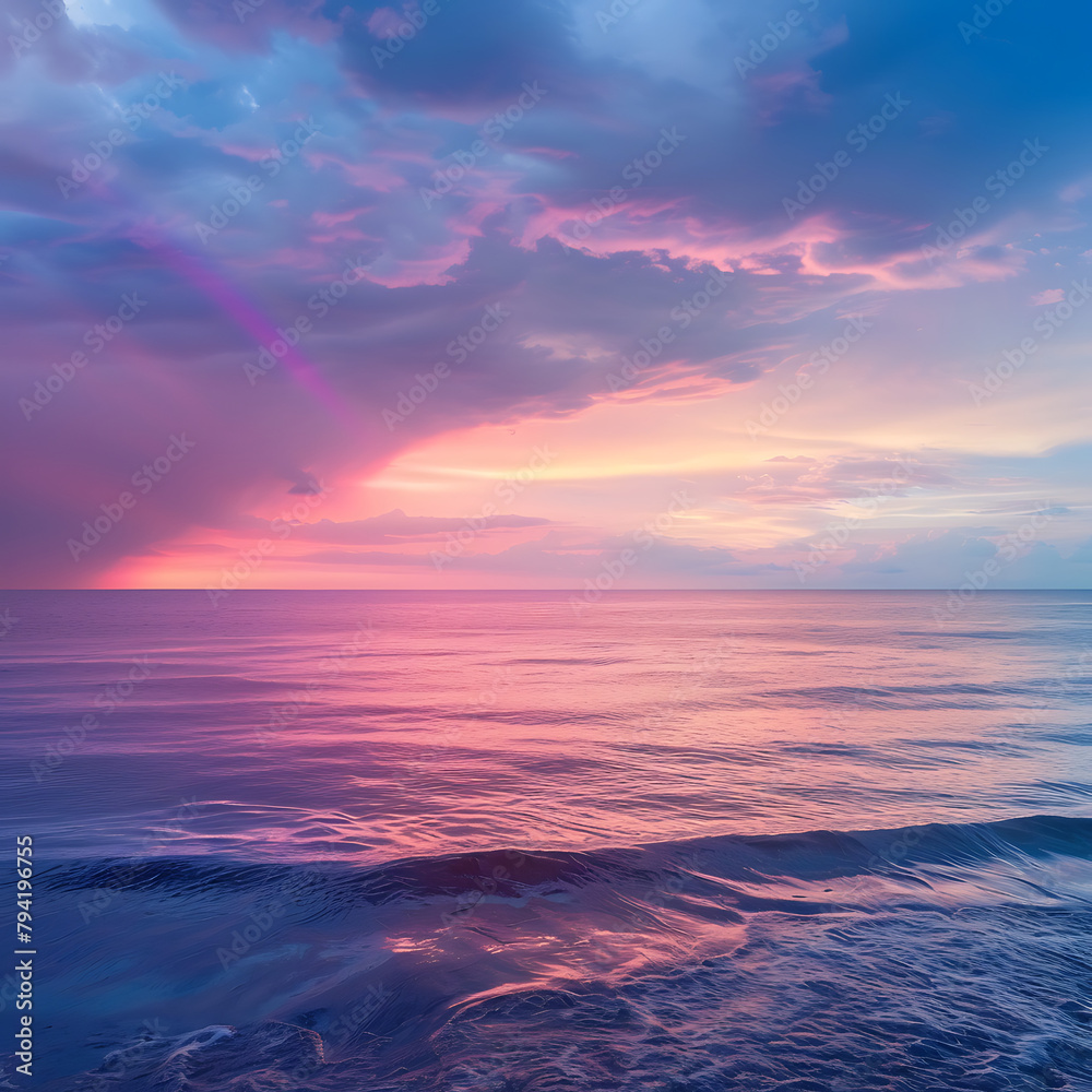 Fototapeta premium sunset over the sea