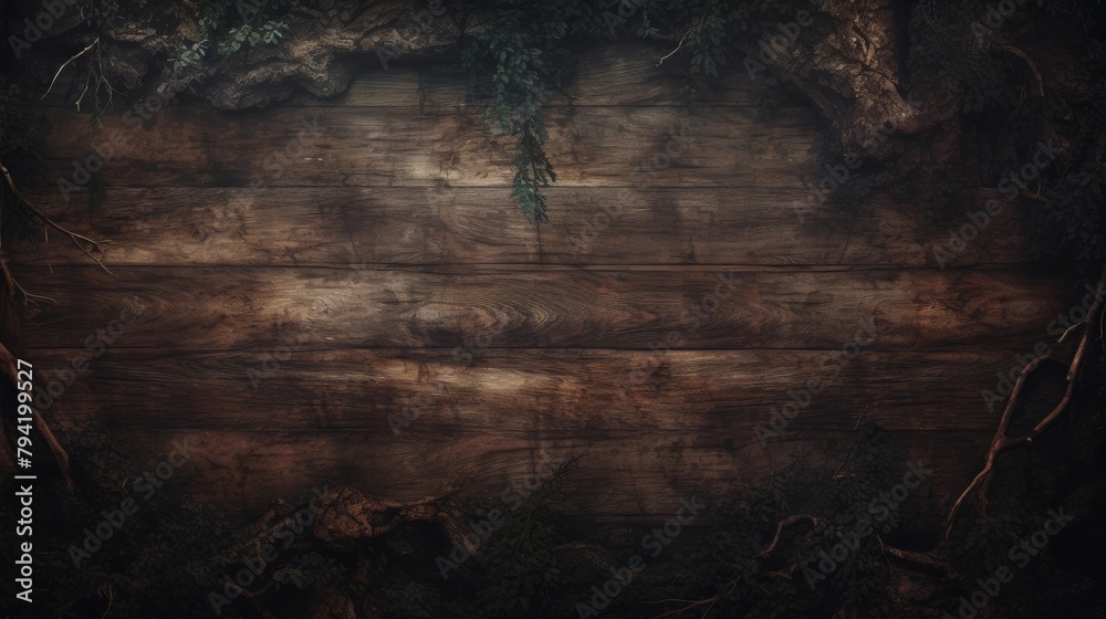 Dark wood background