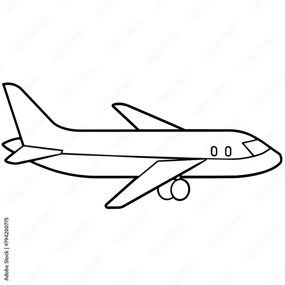 airplane isolated on white airplane isolated on white