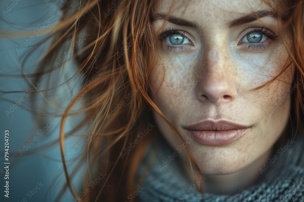 Middle-aged Woman Contemplating Mental Health Generative AI Middle-aged Woman Contemplating Mental Health Generative AI