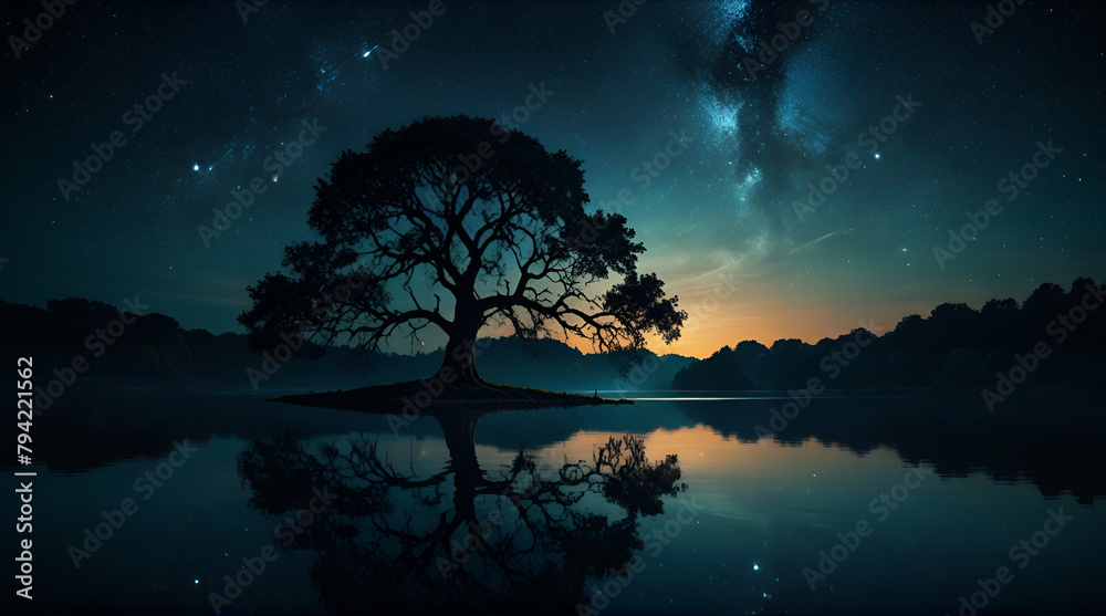 Silent Forest in spring with beautiful bright sun rays
sunset in the forest. Generative.A Silent Forest in spring with beautiful bright sun rays
sunset in the forest. Generative.A