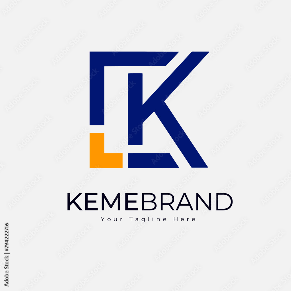 Keme Brand Logo design template - Letter K icon logo Keme Brand Logo design template - Letter K icon logo
