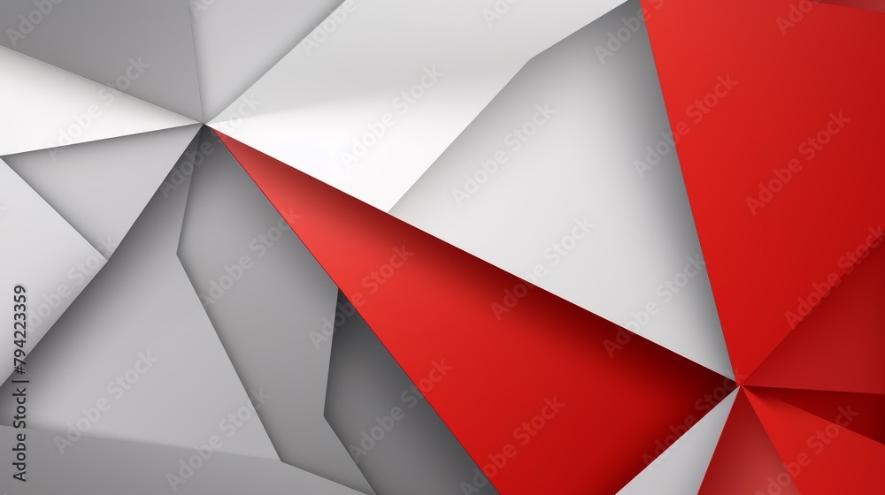 Modern style abstract background red, gray and white colors trendy geometric Modern style abstract background red, gray and white colors trendy geometric
