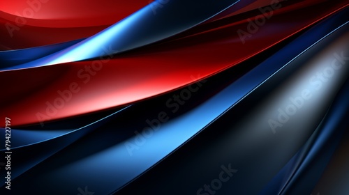 Red and blue modern metallic background