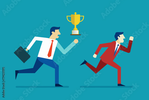 business competition vector illustration