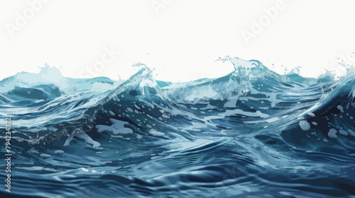 a picture of a wave in the ocean #794234372