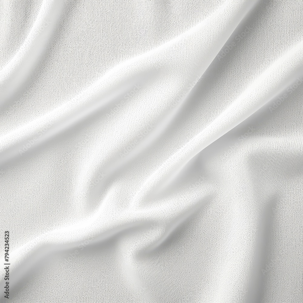 Obraz premium Close up view of white fabric