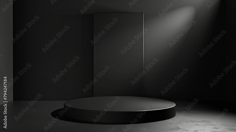 Luxurious Dark Elegance Product Prestige Platform