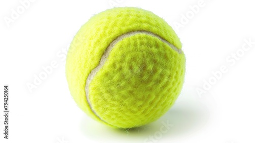 Tennis ball isolated on white background