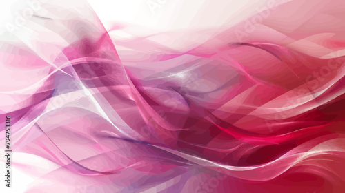 an abstract pink and white background with wavy lines