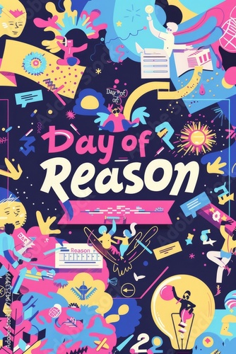 illustration with text to commemorate Day of Reason