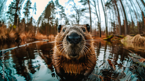 Marmotte curieuse prise en photo par un piège photographique © Concept Photo Studio