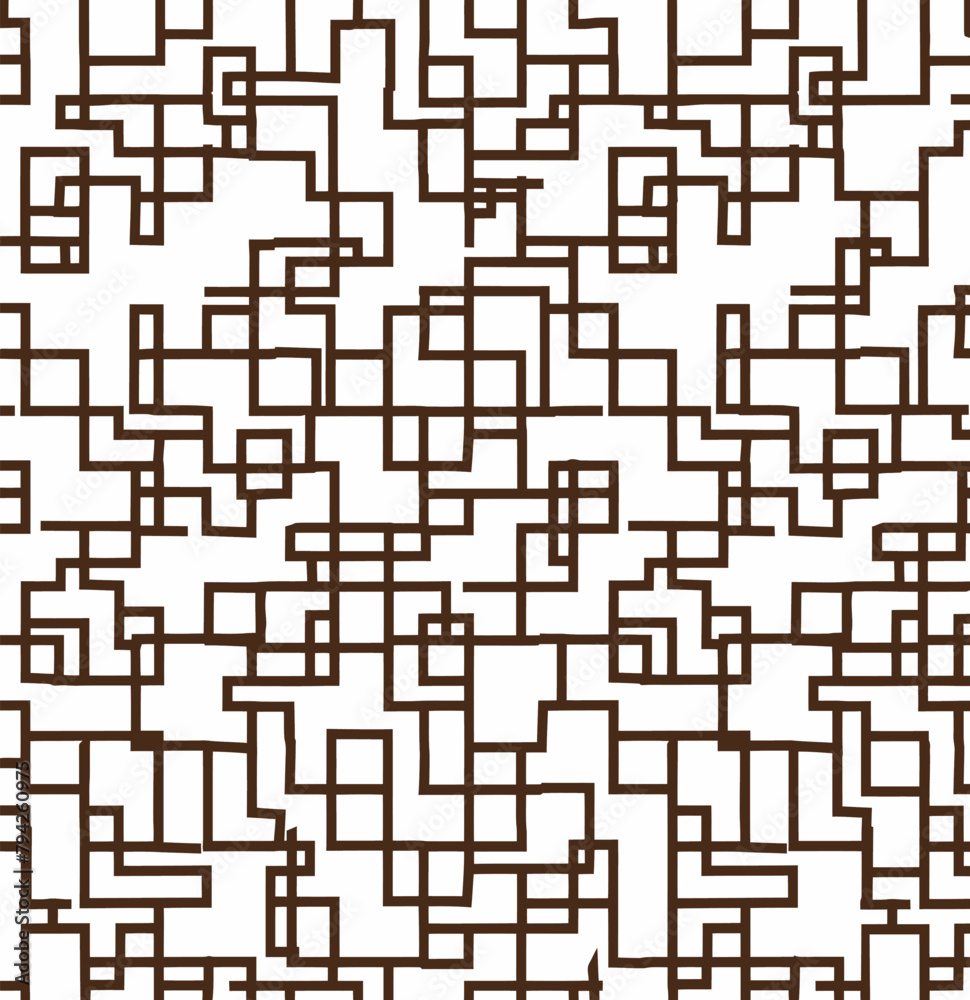 a brown and white pattern on a white background