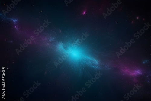 Dark and Glittered Galaxy Abstract Liquid Background Generator AI 