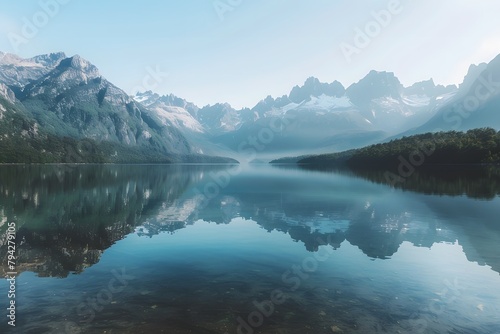 lake in the mountains