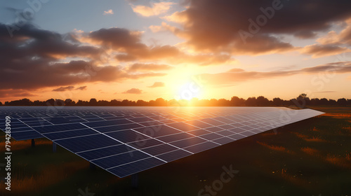 Solar panels, photovoltaic background