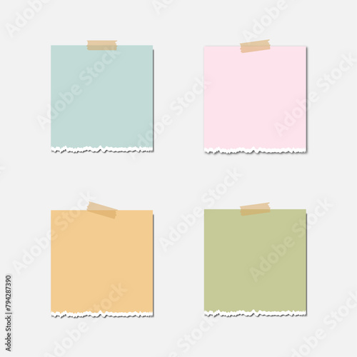 Set of vintage labels, stickers and tags for design. Vector illustration