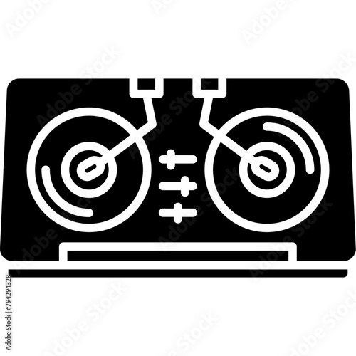 DJ Turntable Icon
