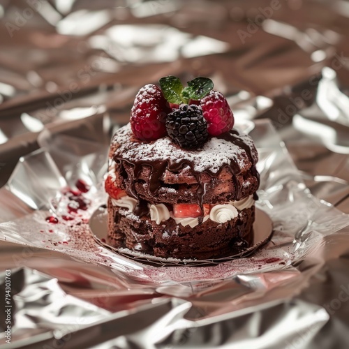 delicious cake. © Yahor Shylau 