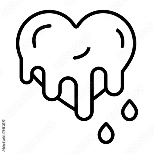 Bleeding Vector Line Icon