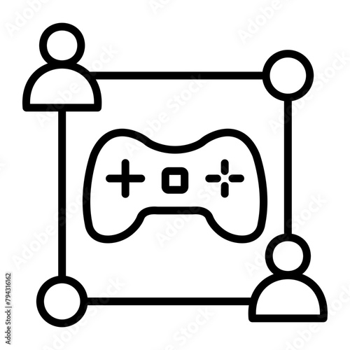 Moba Vector Line Icon
