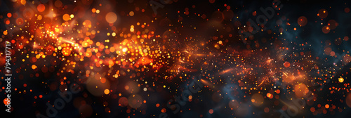 Background with abstract explosions and sparks