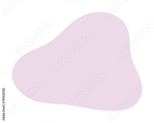 手描きのゆるい抽象的な形 - シンプルでかわいい背景･あしらいの素材 - organic shape