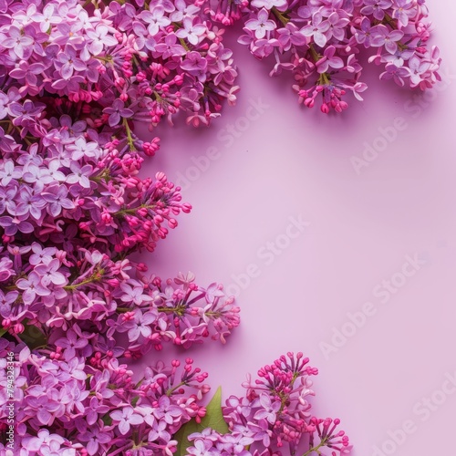 lilac flowers background.