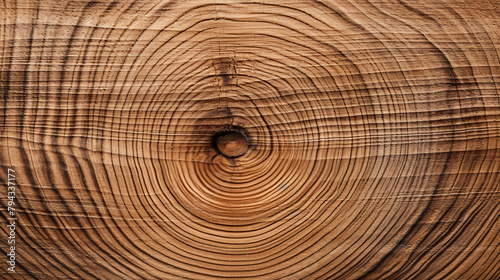 Detailed photo of annual tree rings on a maple tree. Pattern in nature