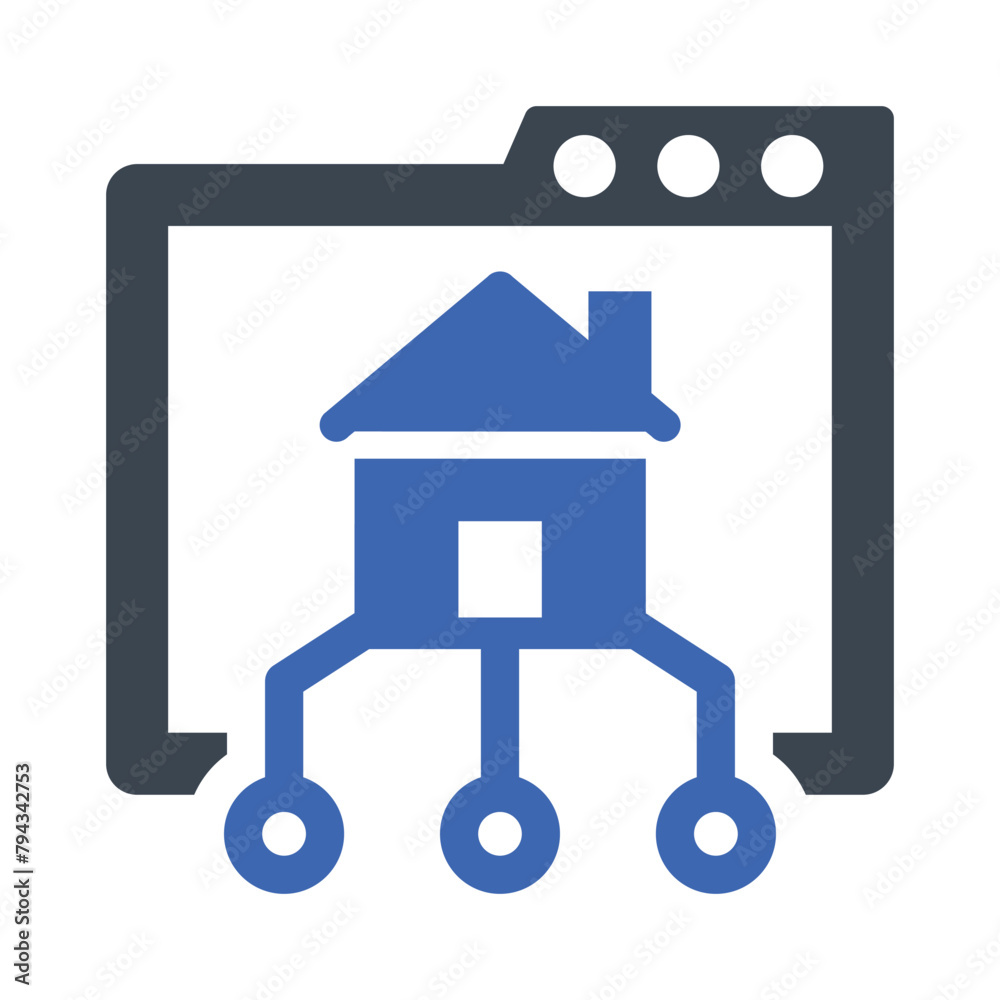 Internet homepage Icon Internet homepage Icon