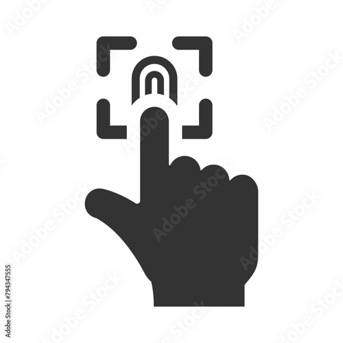 Fingerprint identification Icon