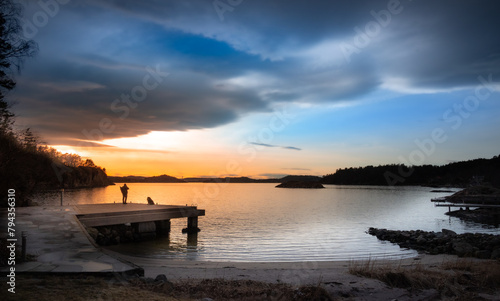 A fabolous place to catch a fish photo