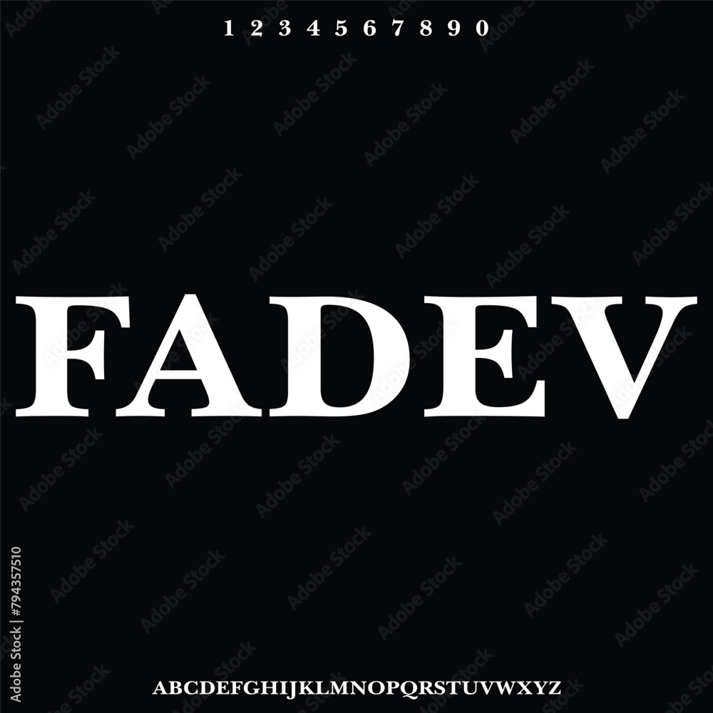 display futuristic alphabet font vector display futuristic alphabet font vector